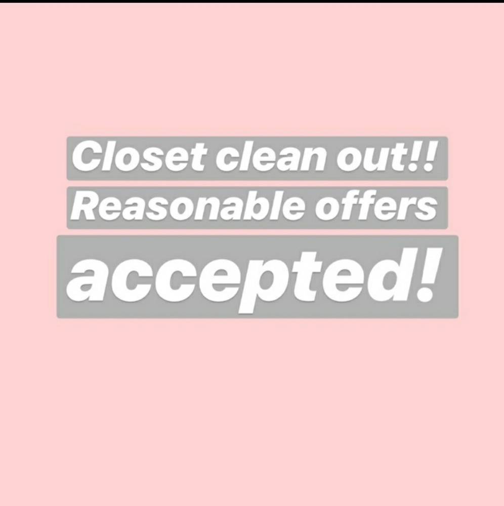 All reasonable offers accepted!